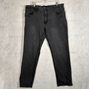 Urban Star Jeans Mens 42x30 Black Excellent Stretch Premium Denim 02513692CU